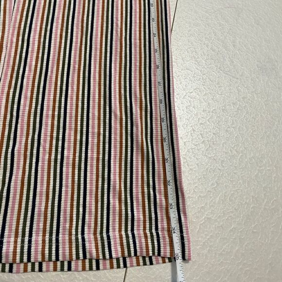 PULL&BEAR Women's Stripe Multicolor Halter-Neck Culotte Jumpsuit - Picture 10 of 13